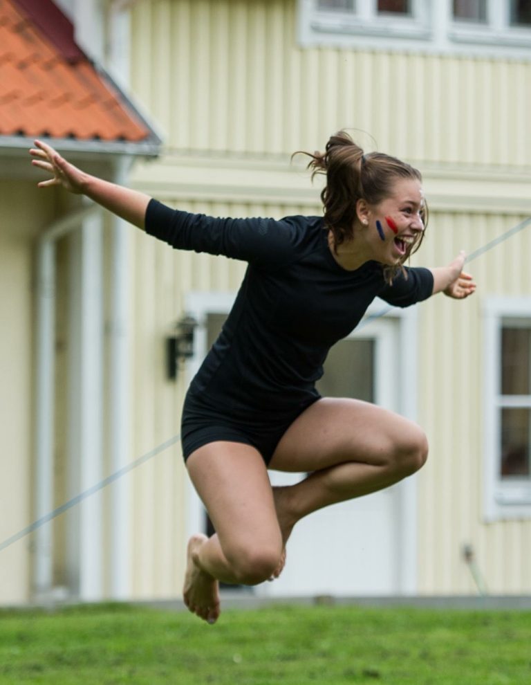 Segervrål under den traditionella Apelrydsolympiaden.